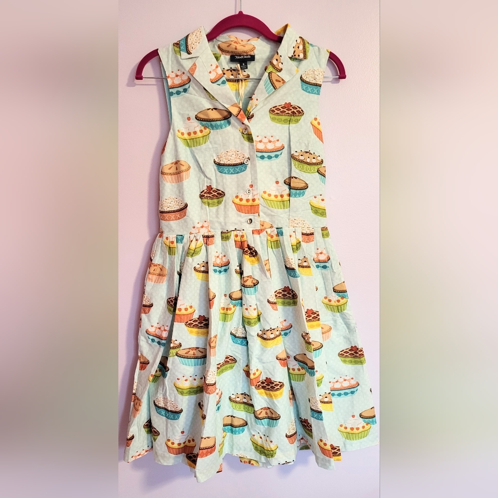 Modcloth Pie Dress Size 8 NWT